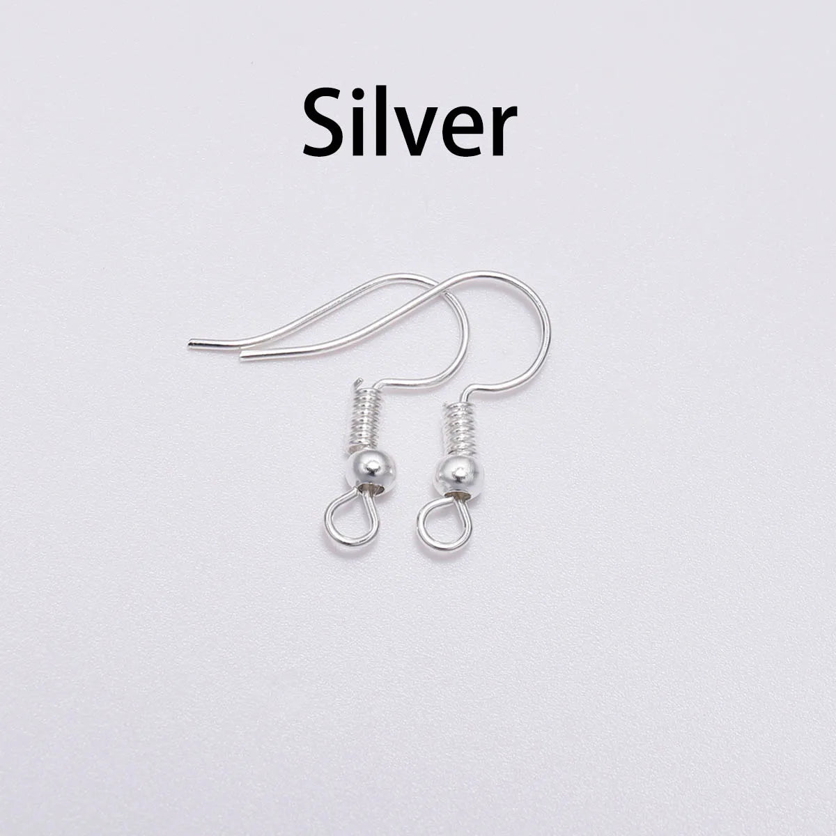 100pcs 17x20mm Earring Findings Earrings Clasps Hooks Fittings DIY Jewelry Crafts Making Alloy Hook Drop Earrings Accessories