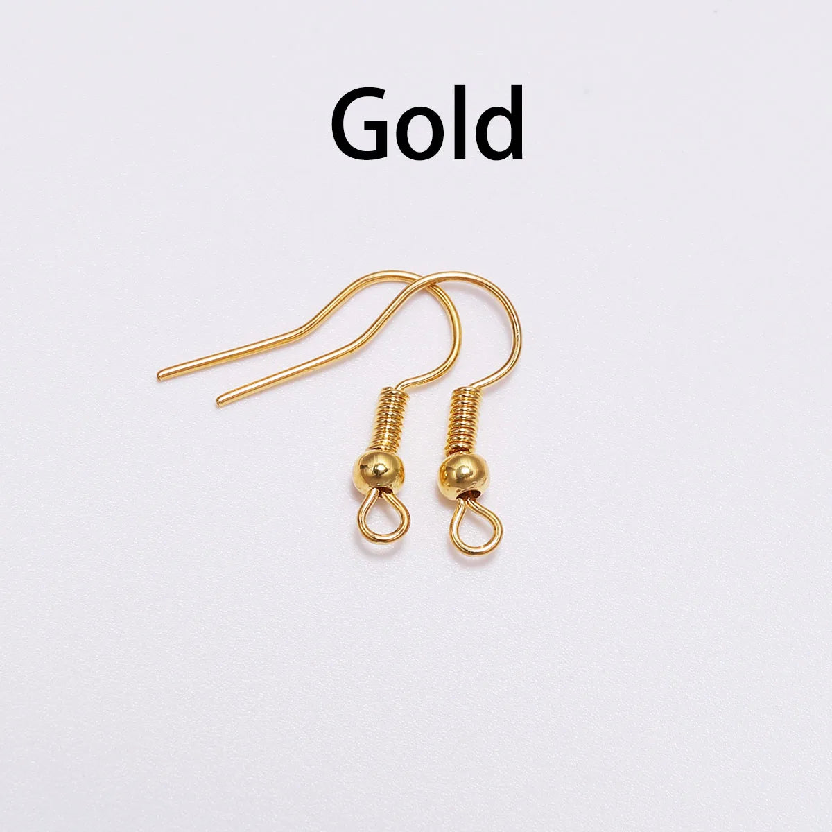 100pcs 17x20mm Earring Findings Earrings Clasps Hooks Fittings DIY Jewelry Crafts Making Alloy Hook Drop Earrings Accessories