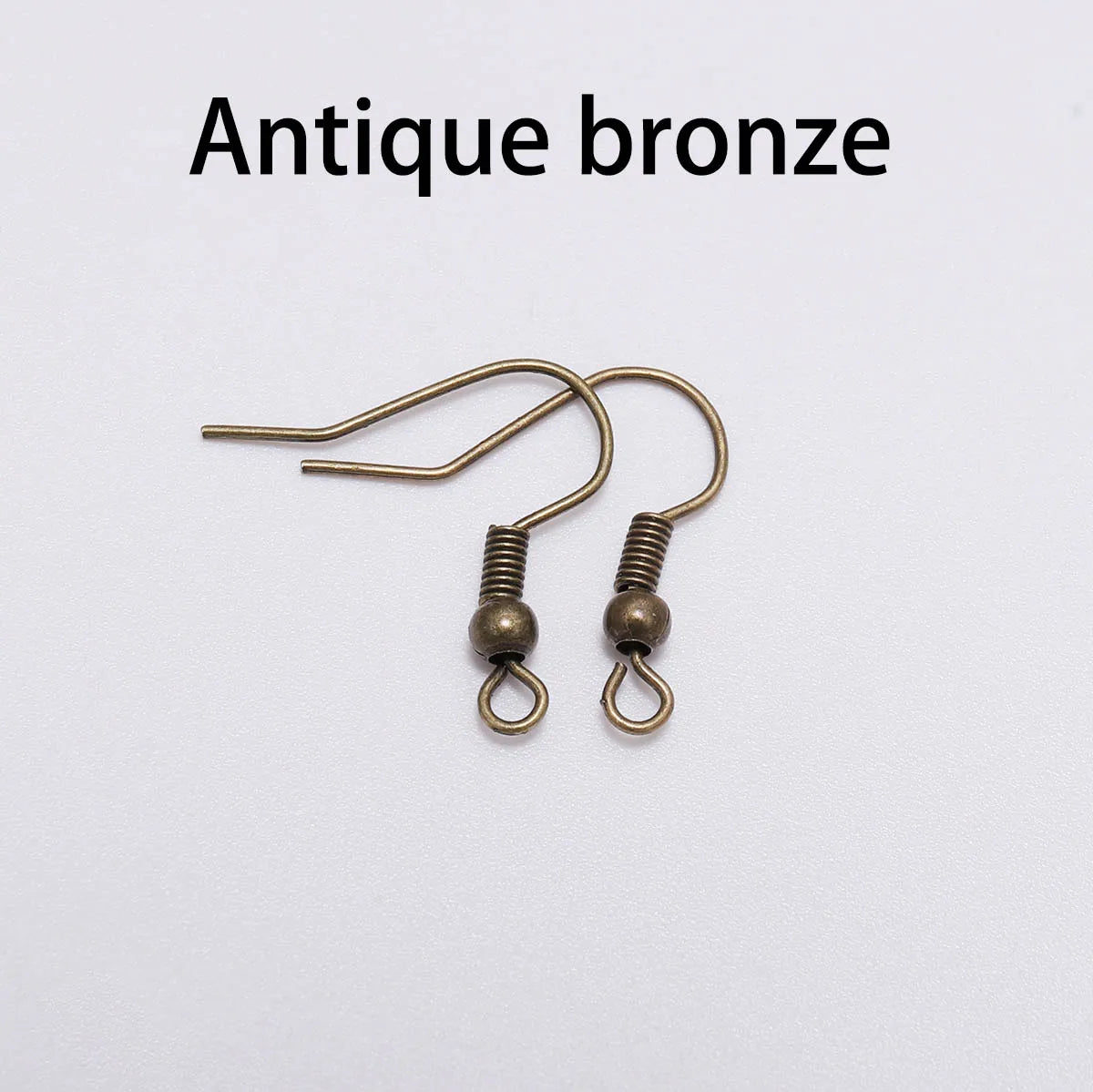 100pcs 17x20mm Earring Findings Earrings Clasps Hooks Fittings DIY Jewelry Crafts Making Alloy Hook Drop Earrings Accessories