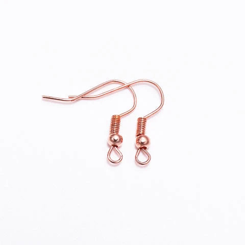 100pcs/Lot 20x17mm Alloy Ear Hooks Earrings Clasps Findings Earring Wires For Jewelry Making Charms Earrings Accessories
