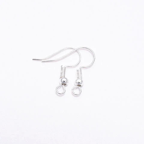 100pcs/Lot 20x17mm Alloy Ear Hooks Earrings Clasps Findings Earring Wires For Jewelry Making Charms Earrings Accessories