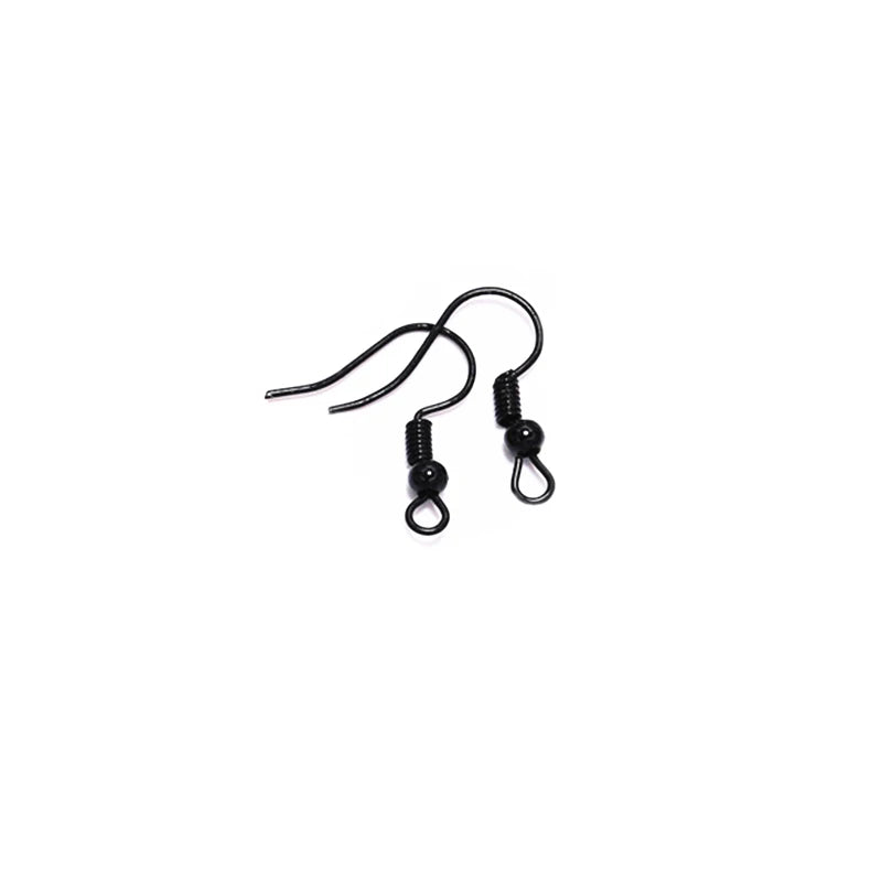 100pcs/Lot 20x17mm Alloy Ear Hooks Earrings Clasps Findings Earring Wires For Jewelry Making Charms Earrings Accessories