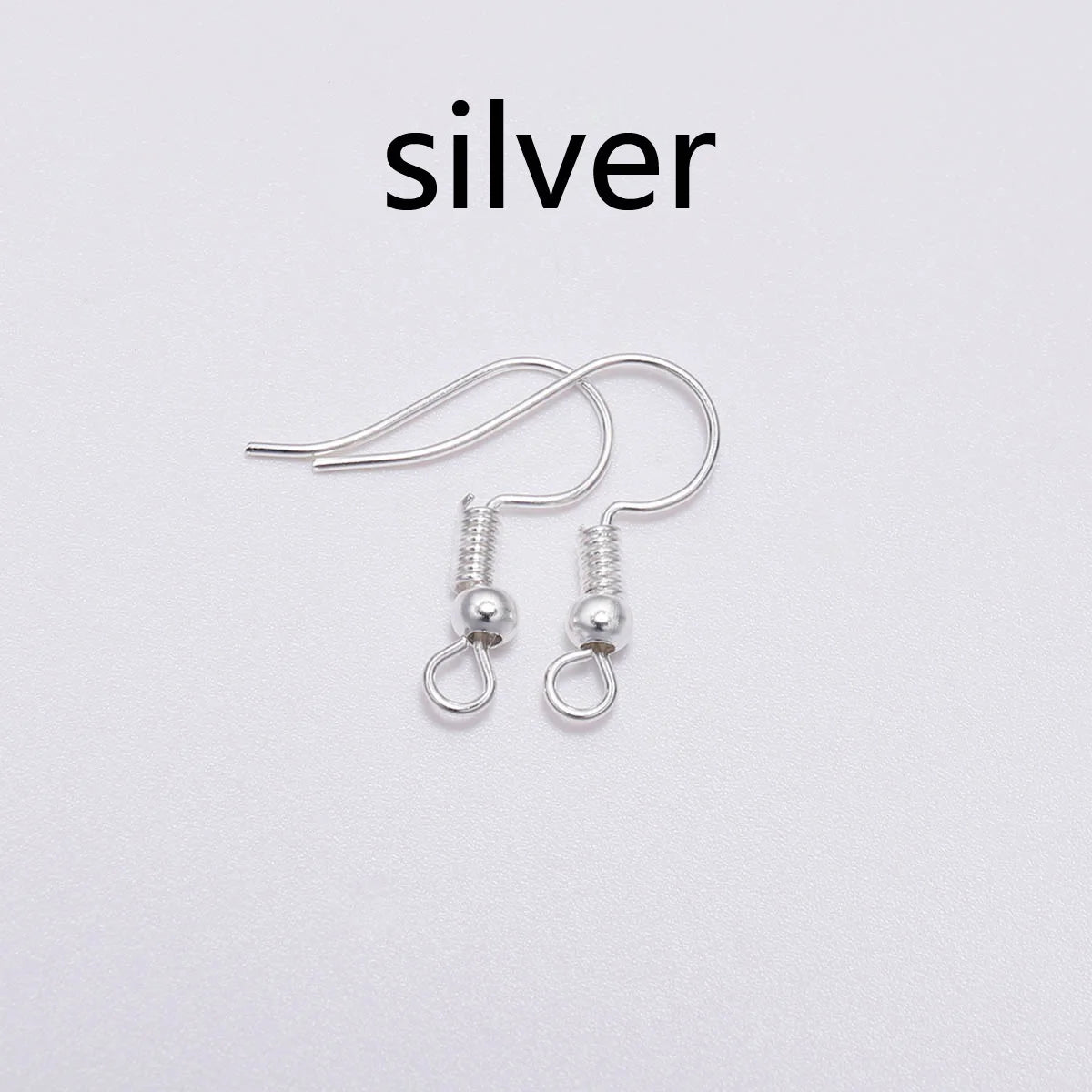 100pcs/lot 20x17mm DIY Earring Findings Earrings Clasps Hooks Fittings DIY Jewelry Making Accessories Iron Hook Earwire Jewelry
