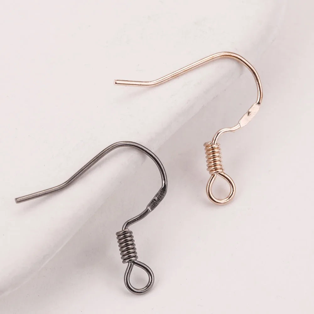 100pcs/lot Ear Wires Earrings Hooks for Jewelry Earrings Making Supplies DIY Wholesale Accessories earring making supplies