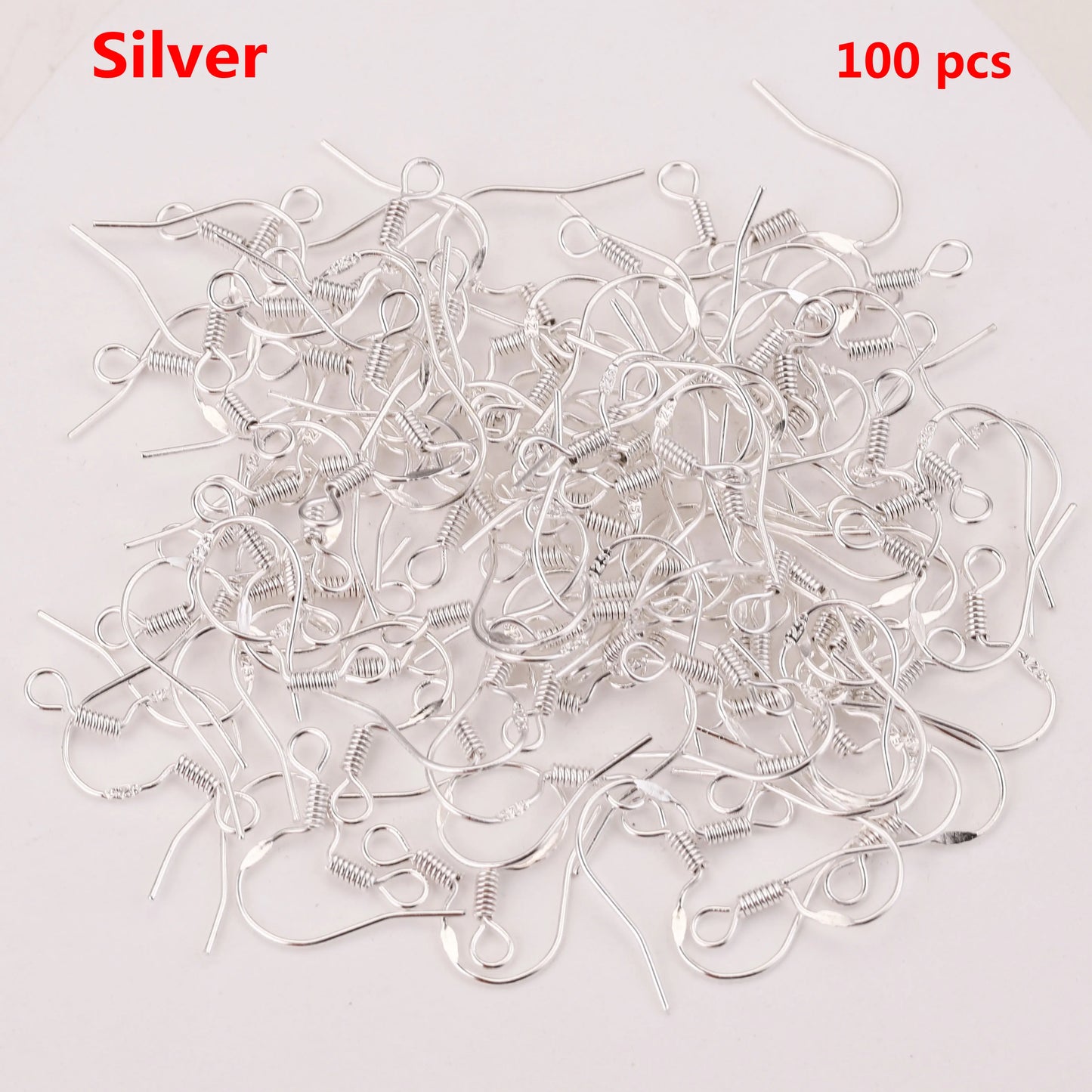 100pcs/lot Ear Wires Earrings Hooks for Jewelry Earrings Making Supplies DIY Wholesale Accessories earring making supplies