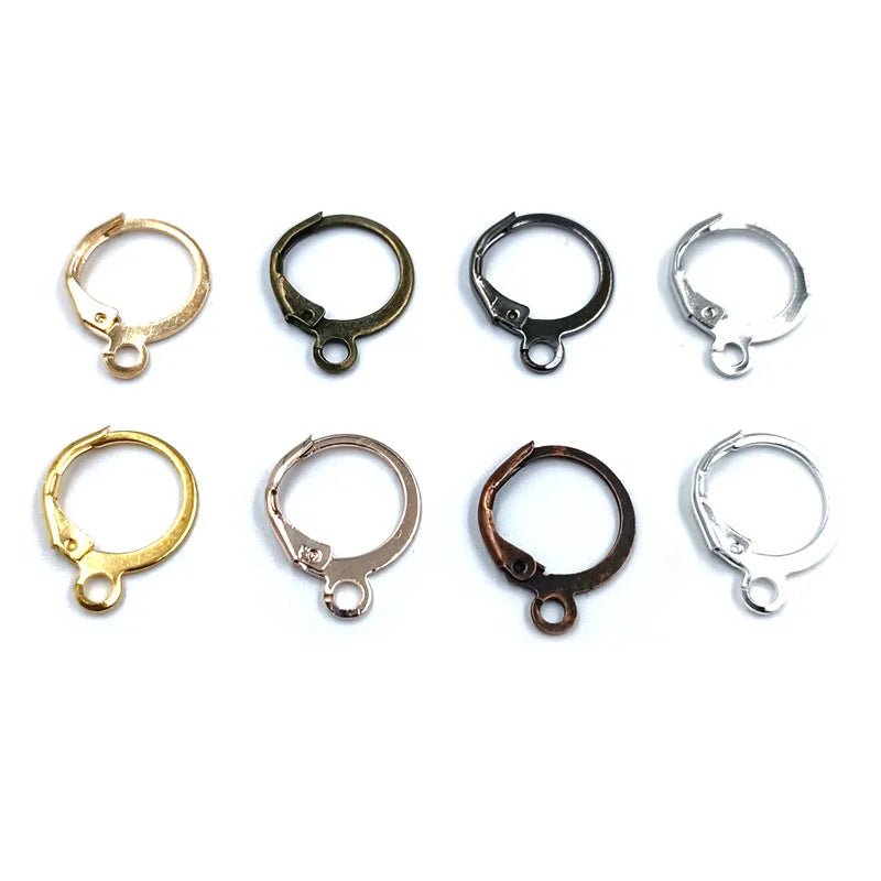 13*16mm 20Pcs Lobster Clasp Hooks DIY For Earrings Jewelry Findings Ear Jewelry Accessories