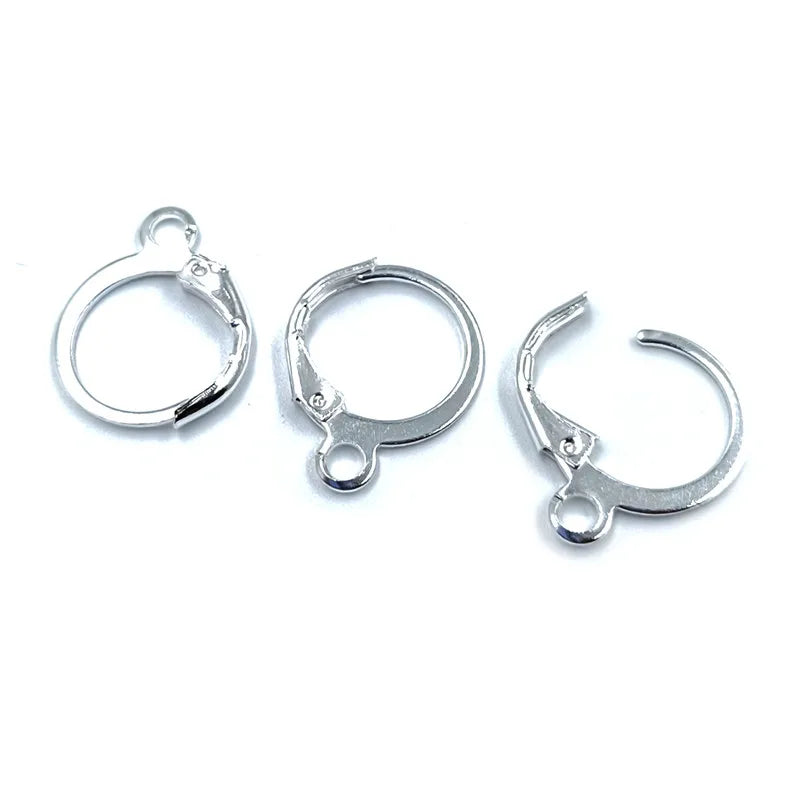 13*16mm 20Pcs Lobster Clasp Hooks DIY For Earrings Jewelry Findings Ear Jewelry Accessories