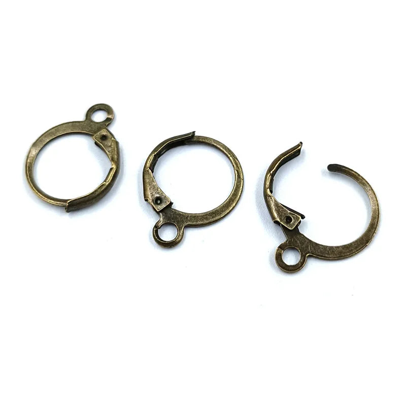13*16mm 20Pcs Lobster Clasp Hooks DIY For Earrings Jewelry Findings Ear Jewelry Accessories