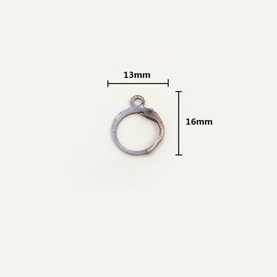 13*16mm 20Pcs Lobster Clasp Hooks DIY For Earrings Jewelry Findings Ear Jewelry Accessories