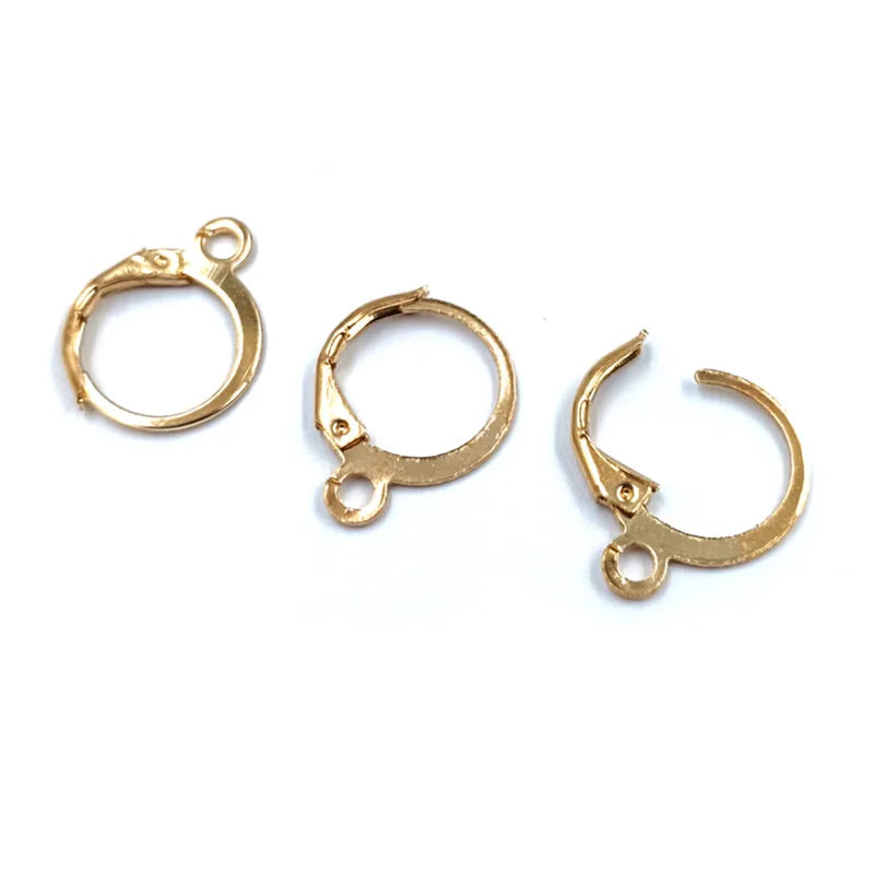 13*16mm 20Pcs Lobster Clasp Hooks DIY For Earrings Jewelry Findings Ear Jewelry Accessories