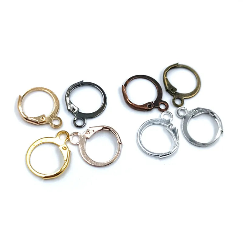 13*16mm 20Pcs Lobster Clasp Hooks DIY For Earrings Jewelry Findings Ear Jewelry Accessories