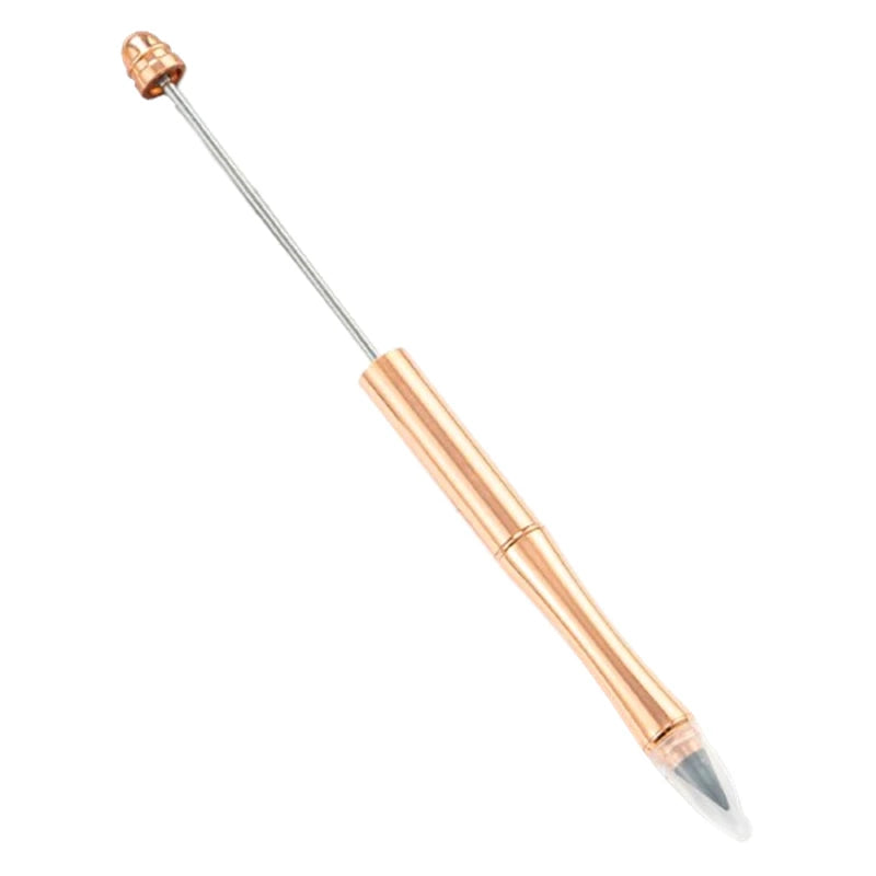 15Pcs DIY Beads Pencil Beaded Colorful Metal Pencil No Ink Ever Lasting Pencils For Kids School Supplies