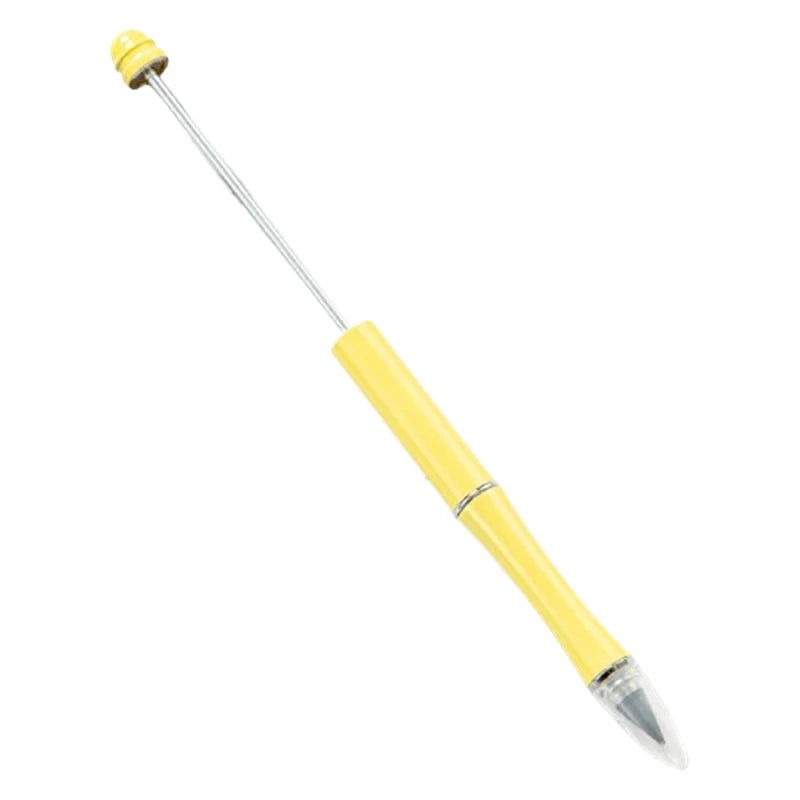 15Pcs DIY Beads Pencil Beaded Colorful Metal Pencil No Ink Ever Lasting Pencils For Kids School Supplies