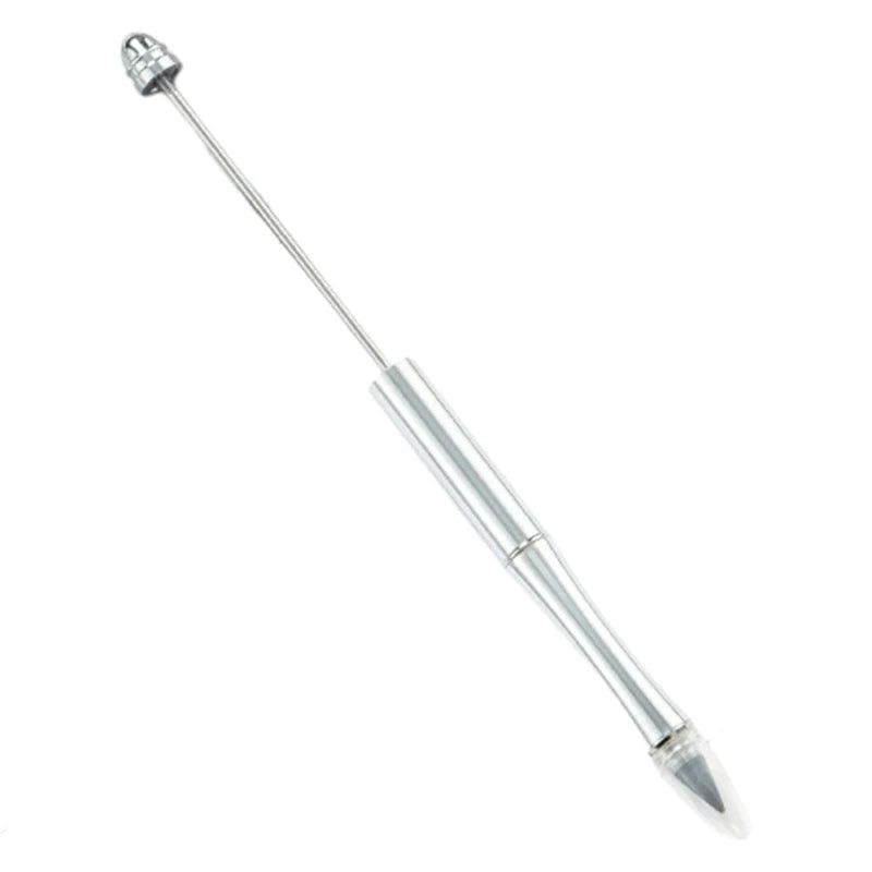 15Pcs DIY Beads Pencil Beaded Colorful Metal Pencil No Ink Ever Lasting Pencils For Kids School Supplies