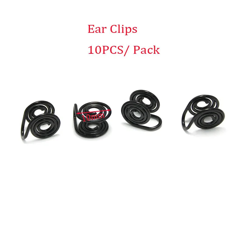 20-30PCS Stainless Steel Hypoallergenic Earring Hooks Findings Black Plated Earrings Clasp Wire For DIY Jewelry Making Supplier