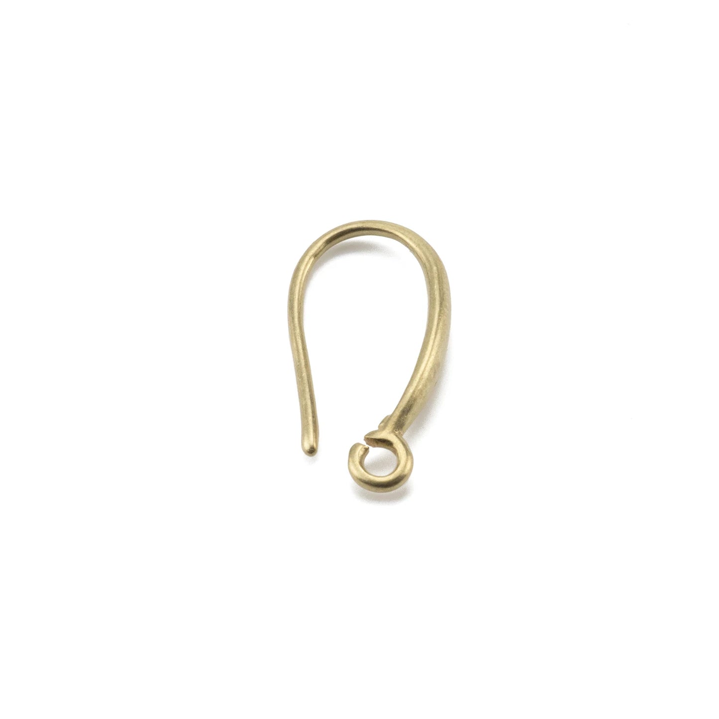 20Pcs Raw Brass Simple Earring Hooks Wire Connectors Findings Clasps For DIY Handmade Dangle Earrings Jewelry Making Accessories