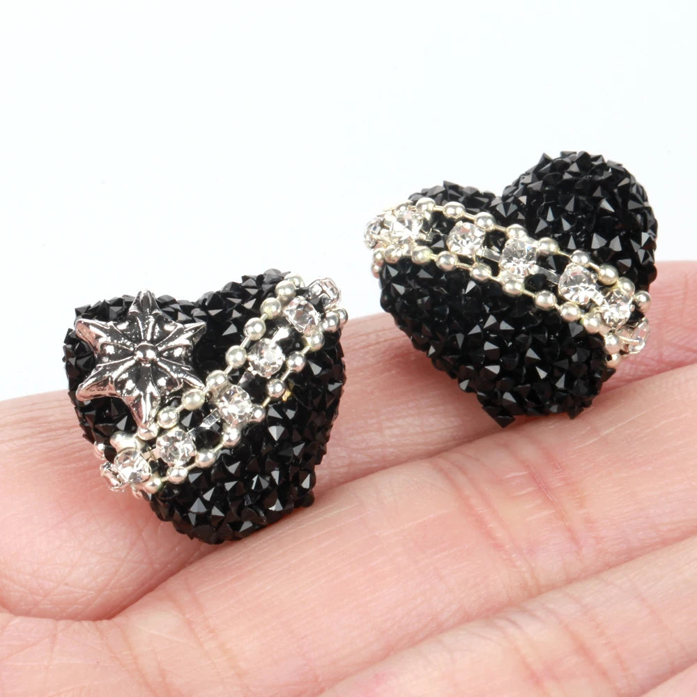 20X17mm 1/3/5pcs Star Love Heart Acrylic Beads For Jewelry Making DIY Necklace Bracelets Earring Accessories Valentine's Day