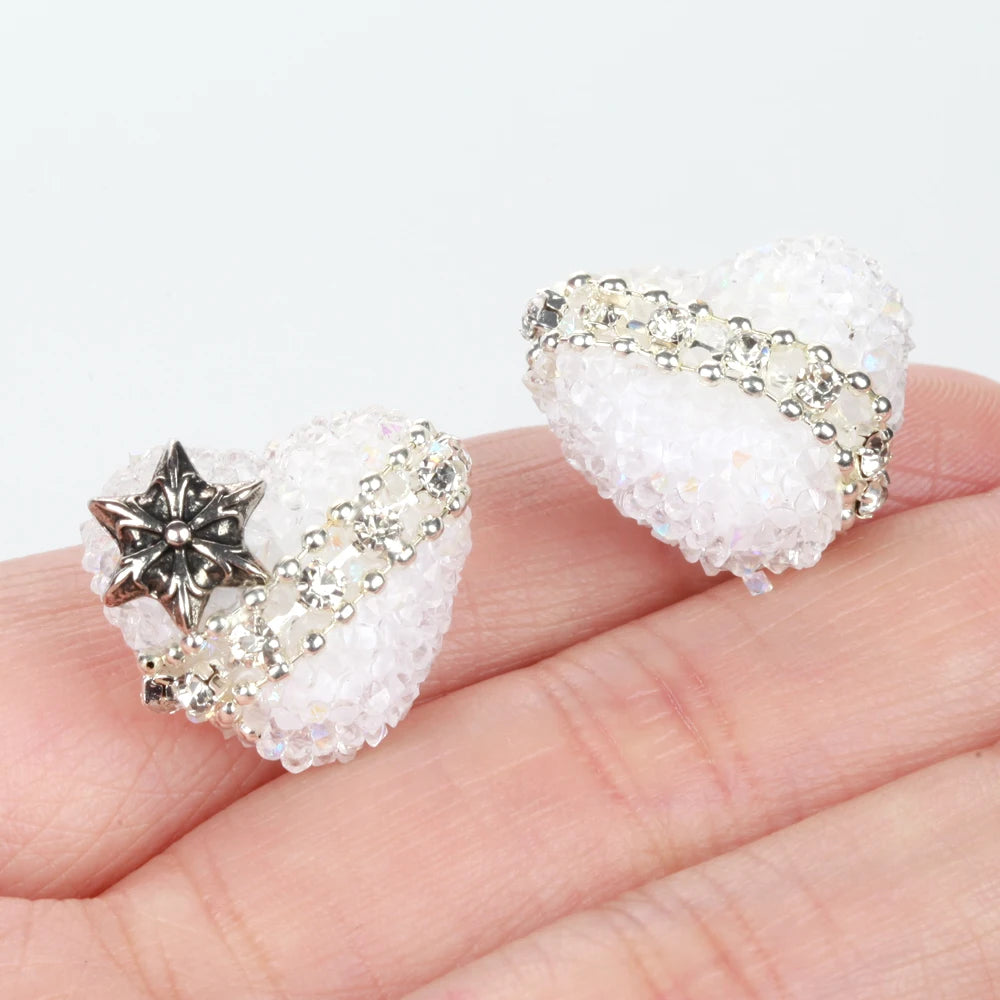 20X17mm 1/3/5pcs Star Love Heart Acrylic Beads For Jewelry Making DIY Necklace Bracelets Earring Accessories Valentine's Day