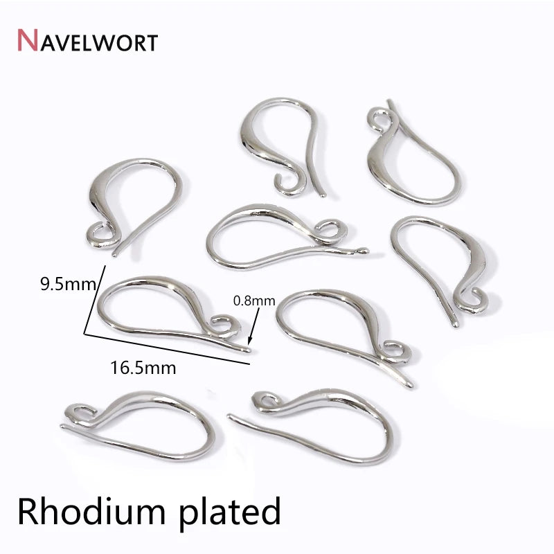 5 Pairs 18K Gold Plated Brass Earring Hooks,Earwires,Earrings For Luxury Earrings,DIY Earring Making Findings For Jewelry Making