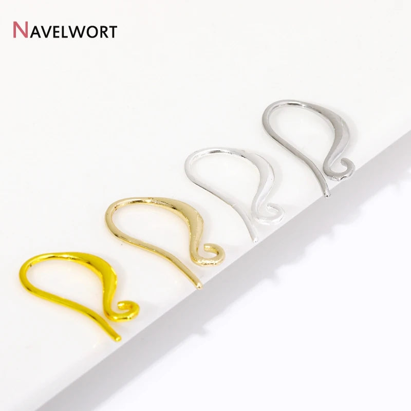 5 Pairs 18K Gold Plated Brass Earring Hooks,Earwires,Earrings For Luxury Earrings,DIY Earring Making Findings For Jewelry Making