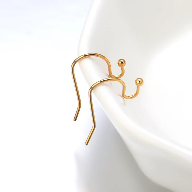 50-100pcs/lot Stainless Steel Earring Hooks Findings Earrings Clasps Ear WireEar Fittings For DIY Jewelry Making Accessories