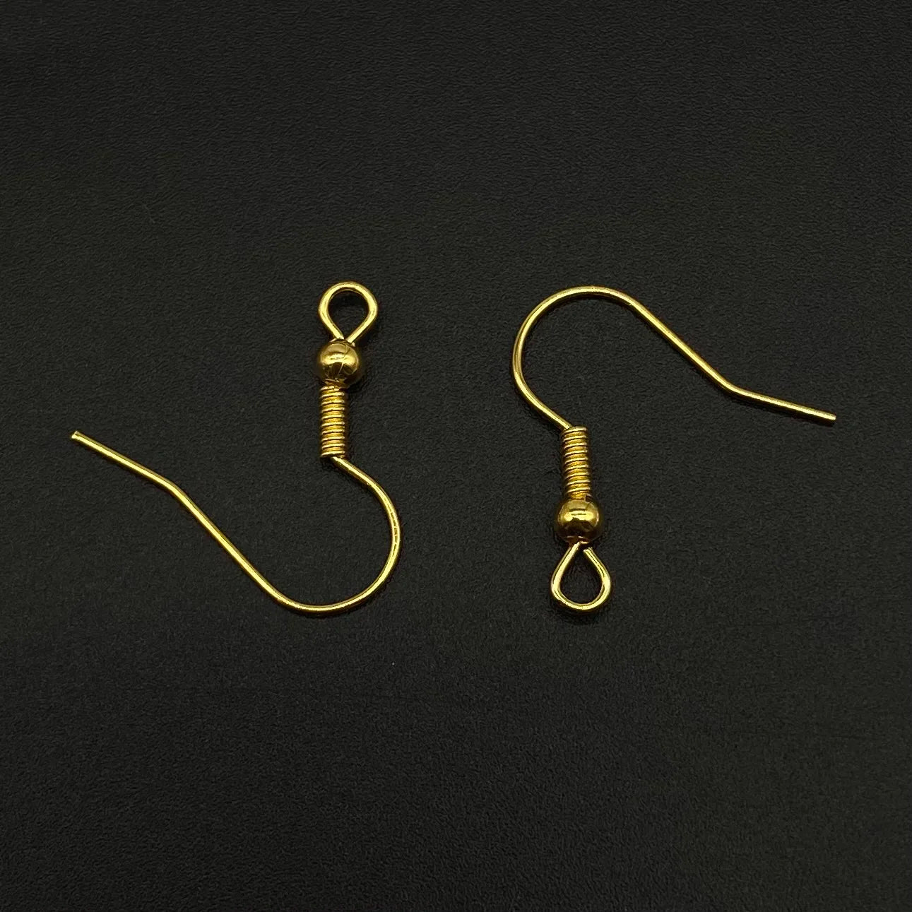 50pcs/lot 20x17mm Gold Color Silver Ear Hooks Earrings Clasps Findings Jewelry Making Accessories Earring DIY