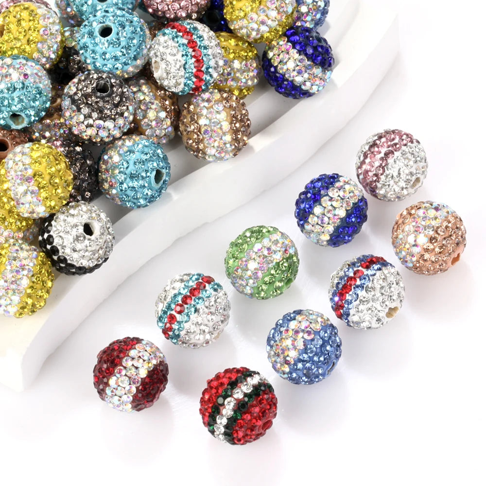 50PCS 16mm Colorful Disco Ball Christmas Cube Beads For Jewelry Making Findings DIY Bracelet Necklace Earring Accessories