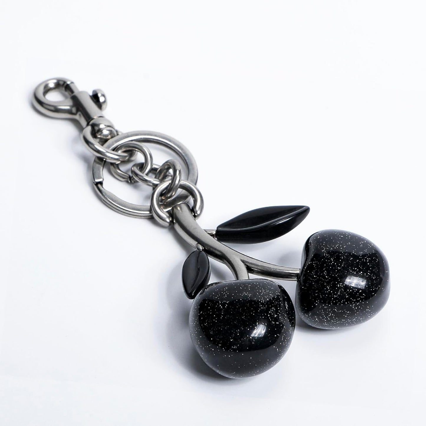 Keychain Cherry Bag Charms Purse: Key Chains Women Cute - Car keyrings leather handbags - Fashion enthusiasts