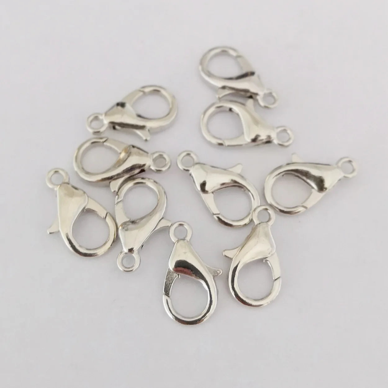 Gold Color / Bronze / Gun Black / Dark Silver Color Metal Lobster Clasps Hooks for Necklace Bracelet Jewelry Making DIY Findings