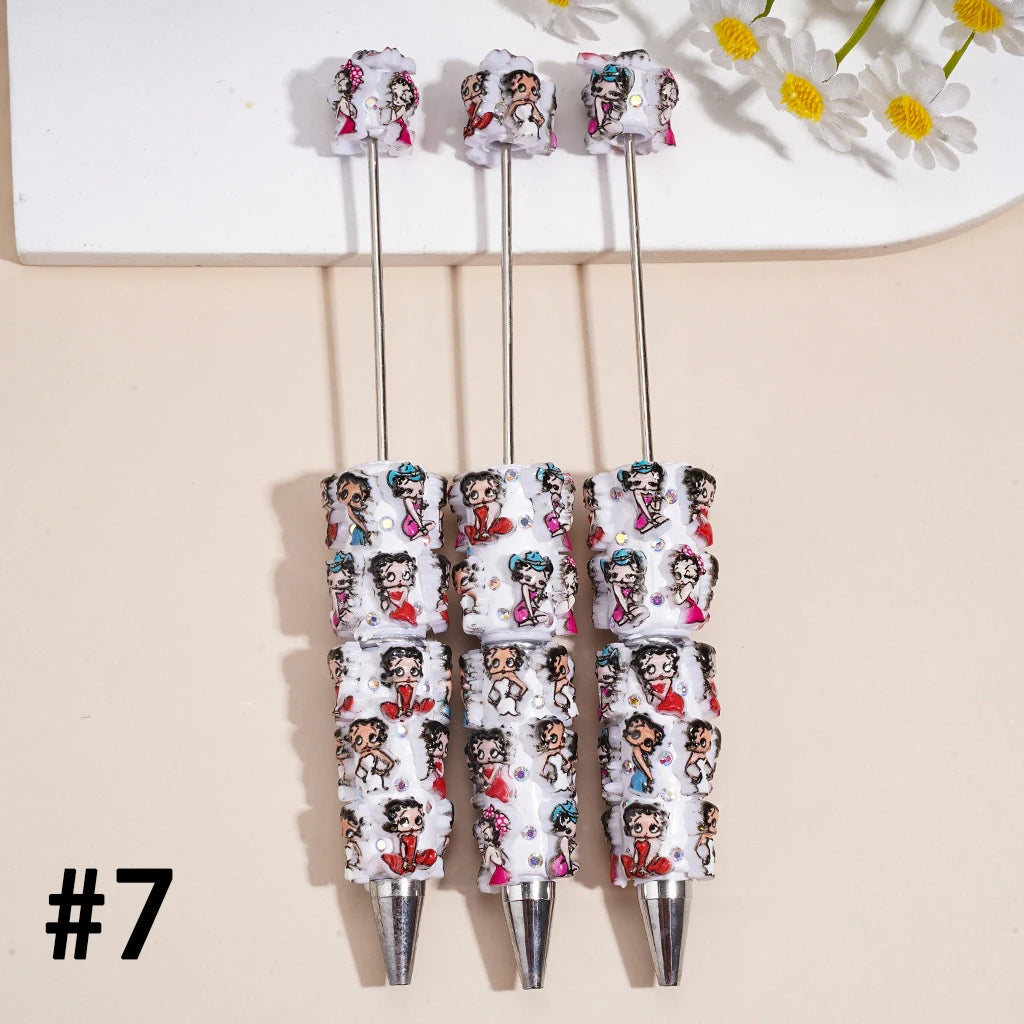 Betty Doll Series Plastic Stencil Pen-Durable for School Graduation Promotional Use
