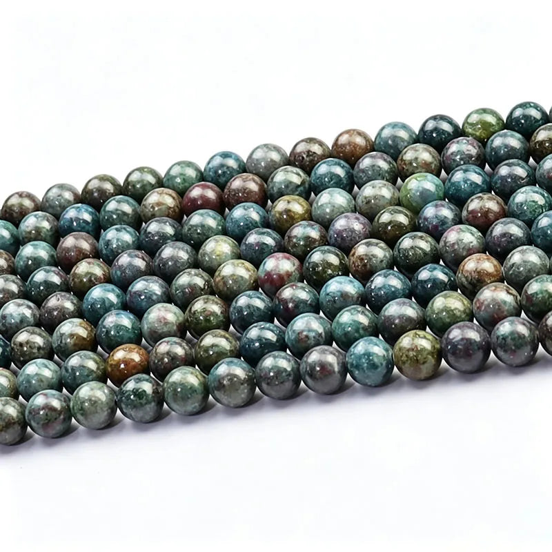 Wholesale New Ruby in Kyanite Beads, Round Red Rubies Sapphire Stones Beads Loose Bead for DIY Jewelry Making 6mm 8mm 10mm