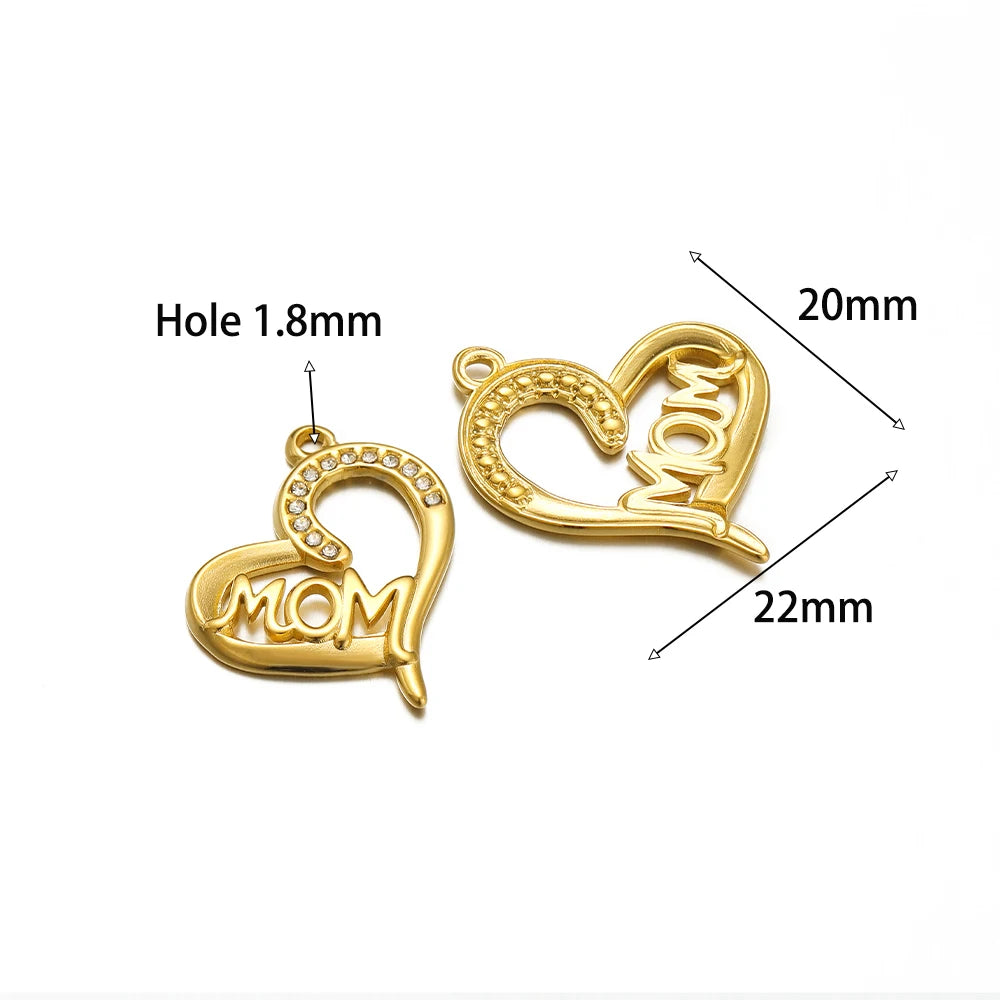 High Quality Stainless Steel Gold Plated Enamel Turtle Conch Starfish Dragonfly Heart Charms Pendant for Jewelry Necklace Making