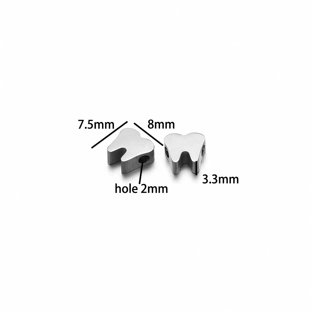 Fashion 304 Stainless Steel 18k Gold Plated Gun Moon Bat Elephant Charm Pendant for Jewelry Necklace Bracelet Making Accessories