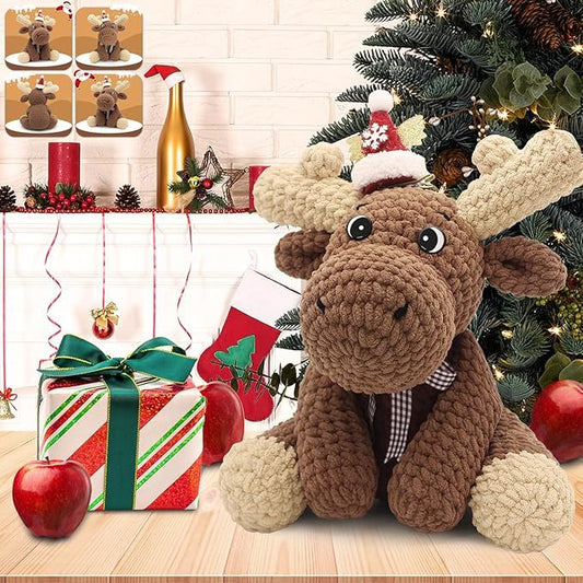CODGP Crochet Kit,13in Crochet Animal Kit Elephant,Crochet Starter Kit Gift for Adults Kids with Yarn Sets,Amigurumi Crochet Kits with Step-by-Step Video Tutorials Visit the CODGP Store