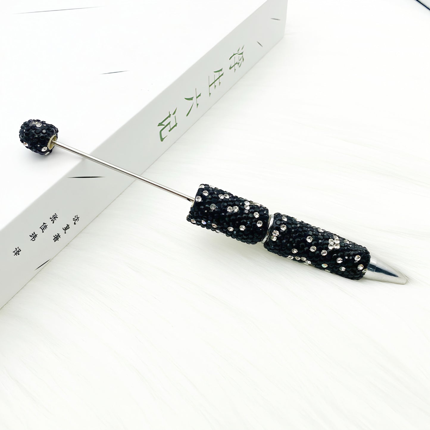 1pcs DIY heavy industry full diamond bead pen, creative handmade diamond-encrusted personalized luxury gift pen ballpoint pen spot wholesale