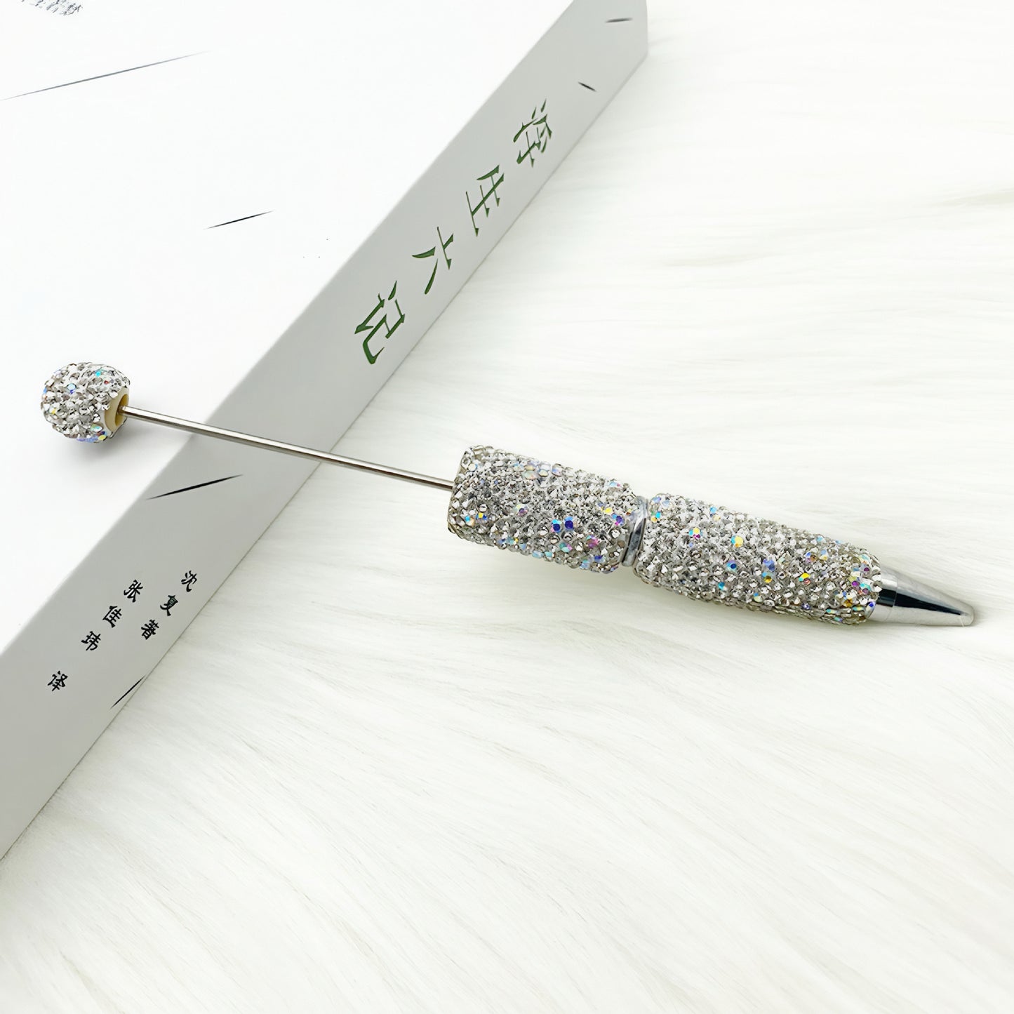 1pcs DIY heavy industry full diamond bead pen, creative handmade diamond-encrusted personalized luxury gift pen ballpoint pen spot wholesale