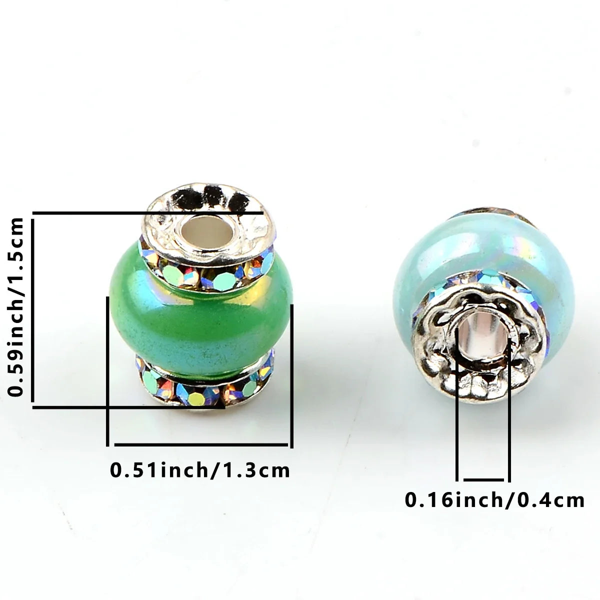 Candy color Creative Jade pot Shape acrylic oval beads spacer beads for jewelry making charm DIY Bracelet Necklace Accessories