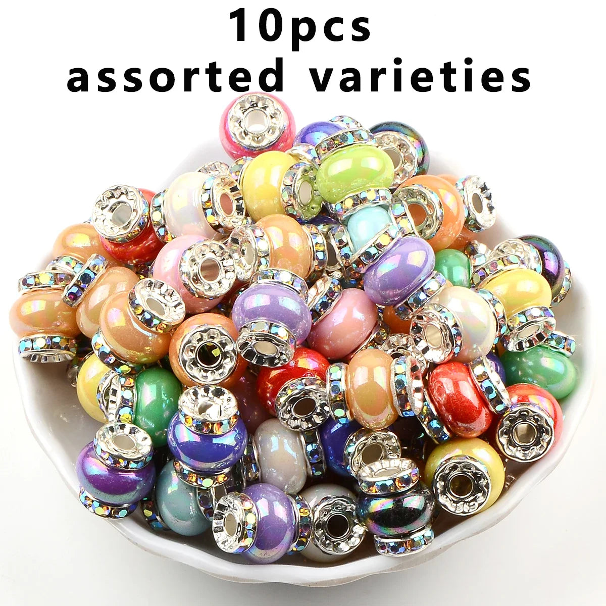 Candy color Creative Jade pot Shape acrylic oval beads spacer beads for jewelry making charm DIY Bracelet Necklace Accessories