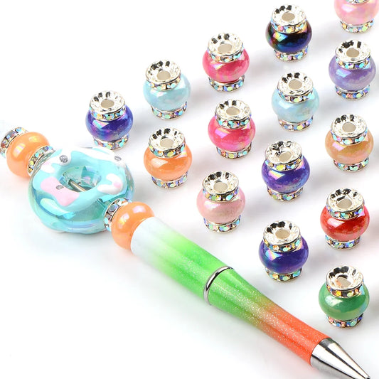 Candy color Creative Jade pot Shape acrylic oval beads spacer beads for jewelry making charm DIY Bracelet Necklace Accessories