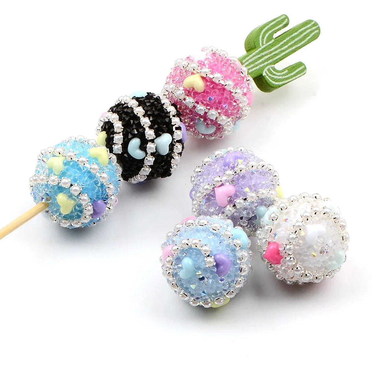 25pcs macaron color Acrylic round Bead Jewelry Makeing Bracelet, necklace, anklet, earring love Acrylic beads Accessory