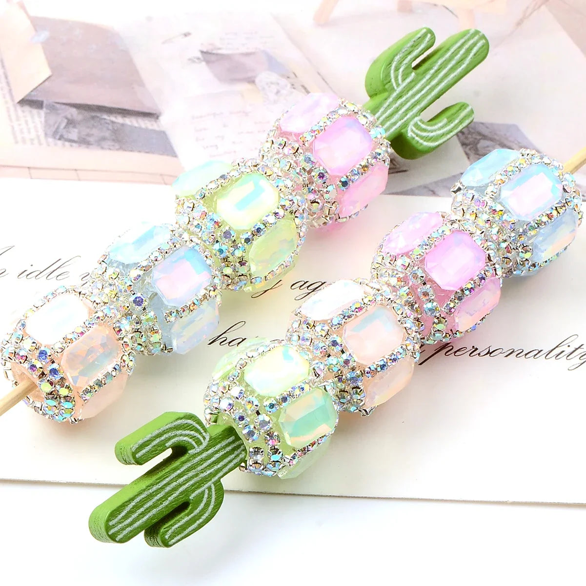 5pcs Mirror tangent plane round acrylic bead,Hand-paint Loose Spacer Bead,For Gifts Make Bracelet necklace anklet Diy Accessory