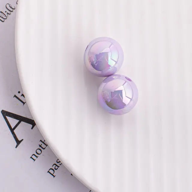 Trendy New 10 16mm AB Colors Chunky Round Gumball Bubblegum Jewelry Beads Plastic Acrylic Loose Bracelet Necklace Spacers