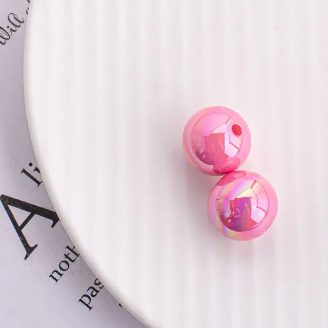 Trendy New 10 16mm AB Colors Chunky Round Gumball Bubblegum Jewelry Beads Plastic Acrylic Loose Bracelet Necklace Spacers