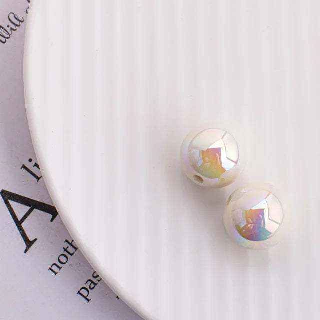 Trendy New 10 16mm AB Colors Chunky Round Gumball Bubblegum Jewelry Beads Plastic Acrylic Loose Bracelet Necklace Spacers