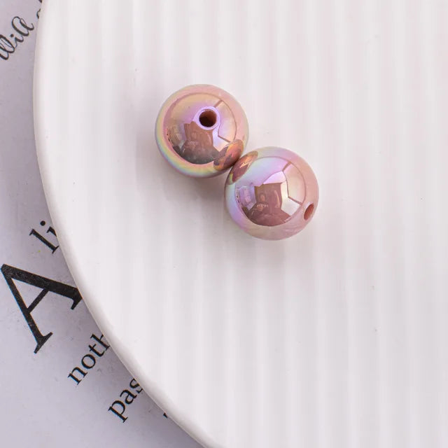 Trendy New 10 16mm AB Colors Chunky Round Gumball Bubblegum Jewelry Beads Plastic Acrylic Loose Bracelet Necklace Spacers