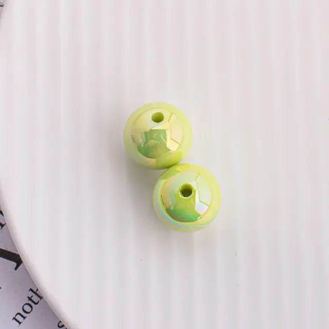 Trendy New 10 16mm AB Colors Chunky Round Gumball Bubblegum Jewelry Beads Plastic Acrylic Loose Bracelet Necklace Spacers