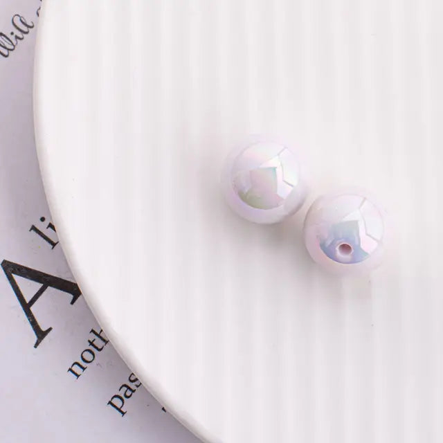 Trendy New 10 16mm AB Colors Chunky Round Gumball Bubblegum Jewelry Beads Plastic Acrylic Loose Bracelet Necklace Spacers