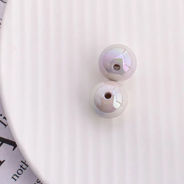 Trendy New 10 16mm AB Colors Chunky Round Gumball Bubblegum Jewelry Beads Plastic Acrylic Loose Bracelet Necklace Spacers