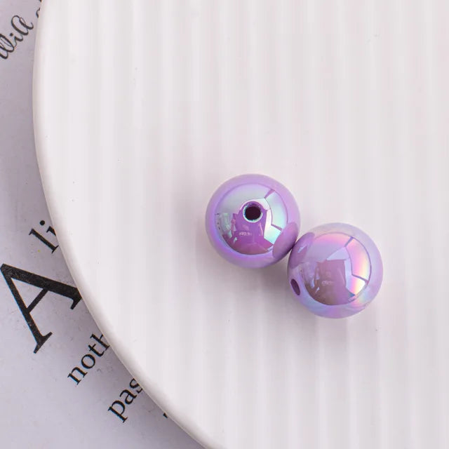 Trendy New 10 16mm AB Colors Chunky Round Gumball Bubblegum Jewelry Beads Plastic Acrylic Loose Bracelet Necklace Spacers