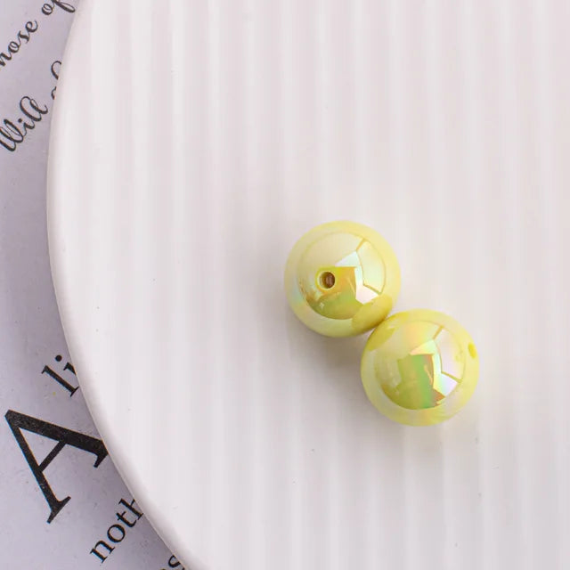 Trendy New 10 16mm AB Colors Chunky Round Gumball Bubblegum Jewelry Beads Plastic Acrylic Loose Bracelet Necklace Spacers